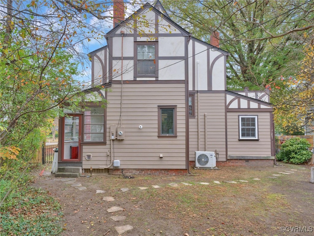 4402 Brook Road Richmond, VA 23227 - Photo 32 of 40 Back of house with ac unit