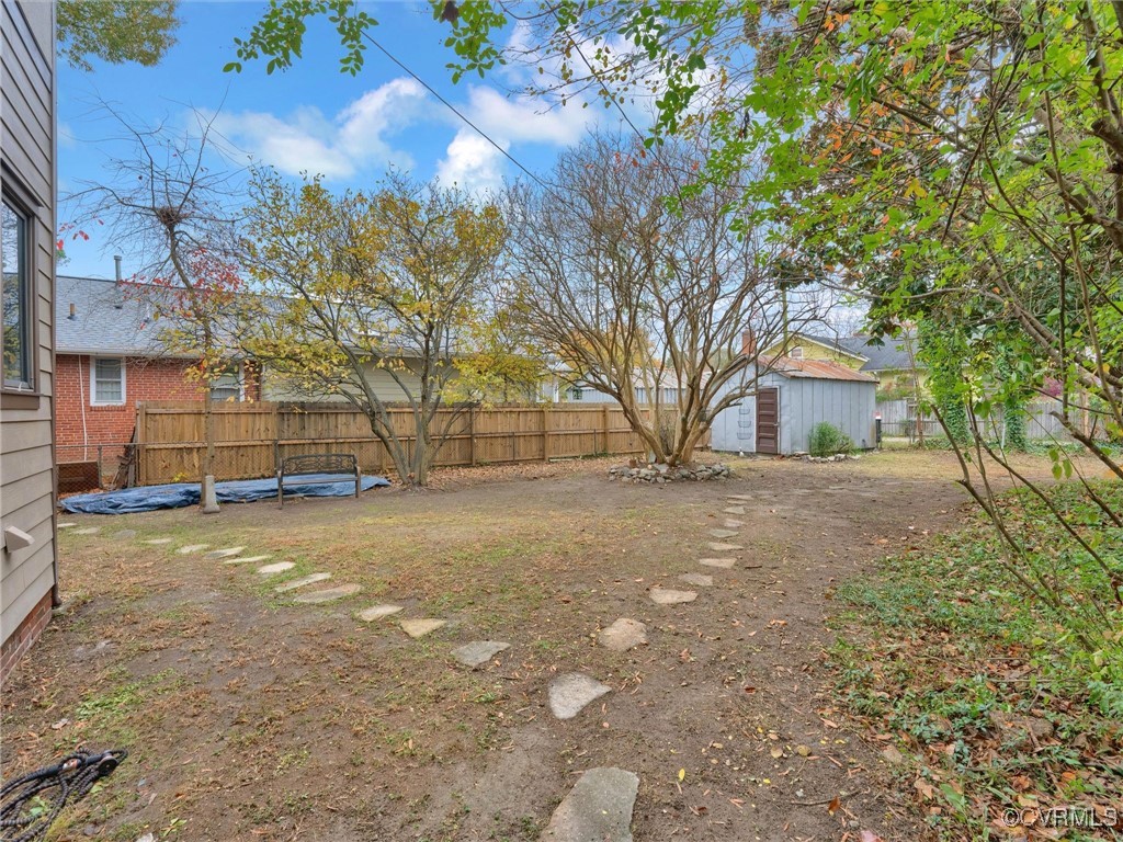 4402 Brook Road Richmond, VA 23227 - Photo 33 of 40 View of yard with a storage shed