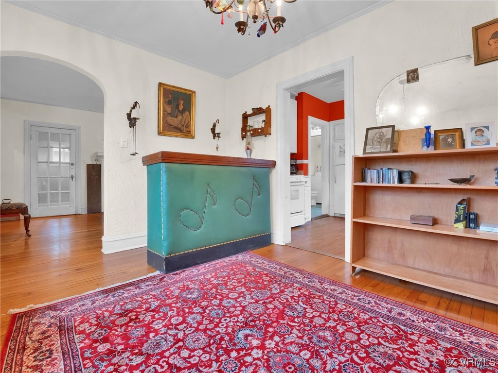 4402 Brook Road Richmond, VA 23227 - Photo 10 of 40 Sitting room featuring hardwood / wood-style floor