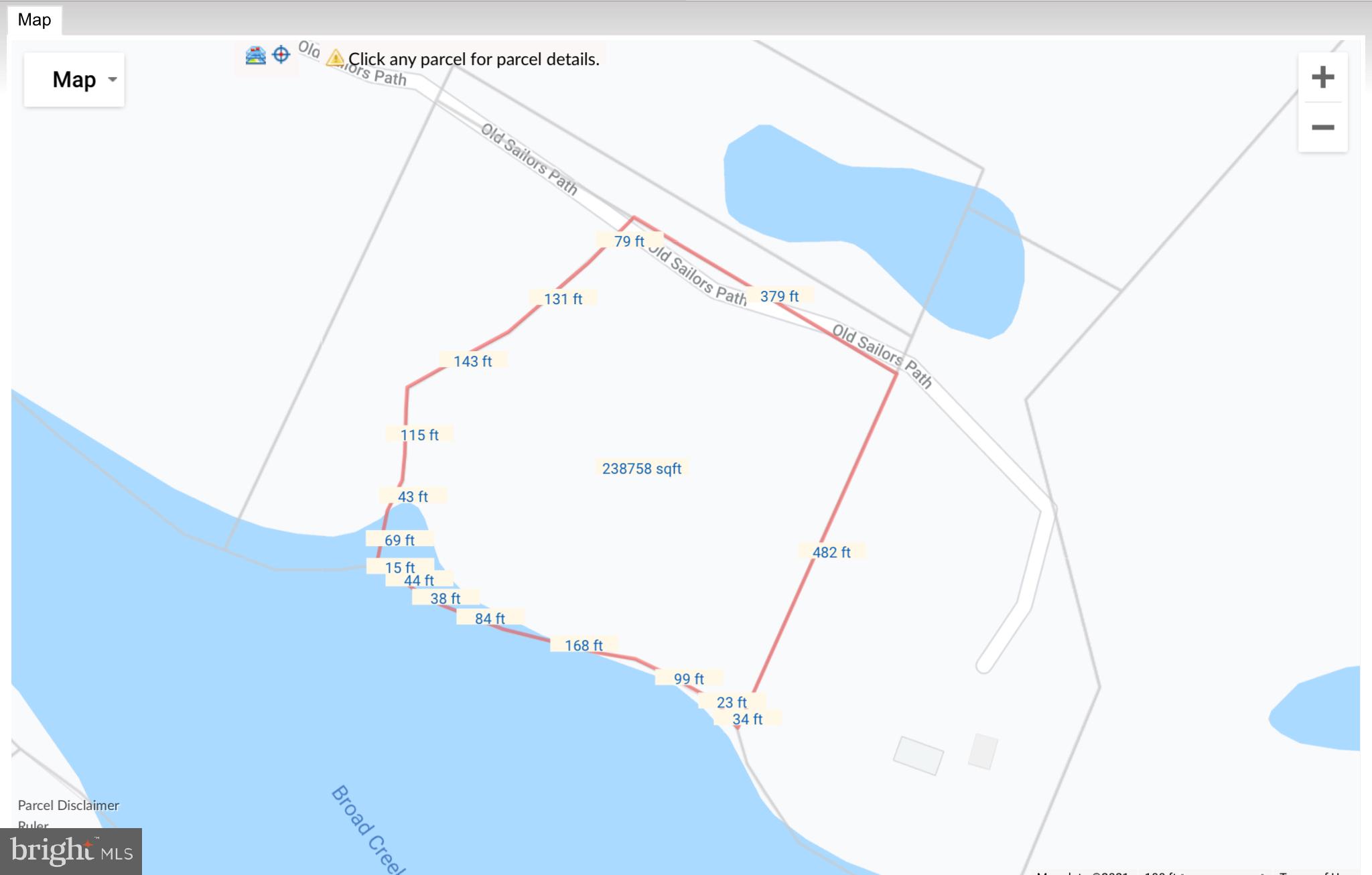 Sailors Path Bethel, DE 19931 - Photo 2 of 5 Lot Dimensions