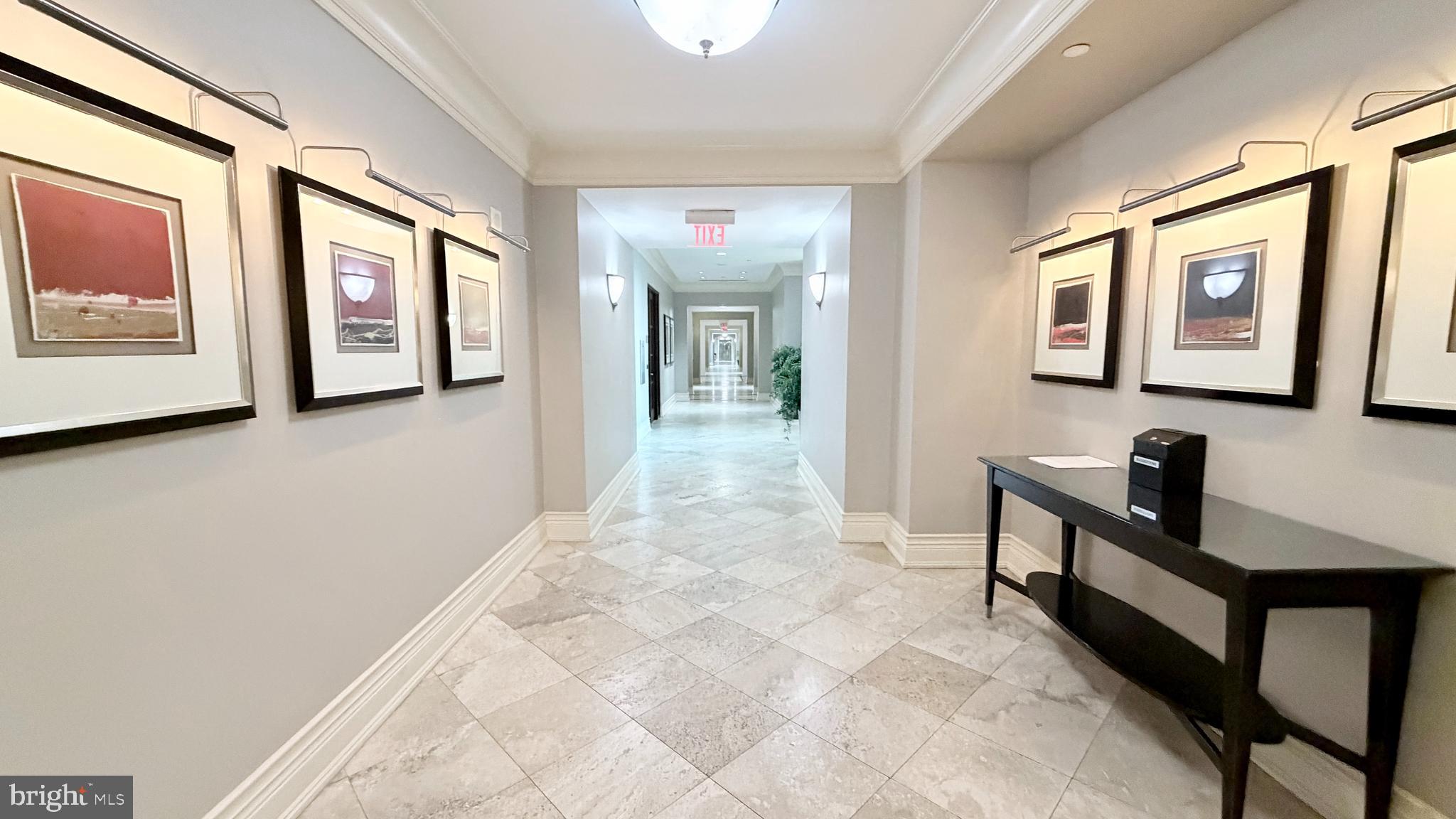 11710 Old Georgetown Road, Unit 429 North Bethesda, MD 20852 - Photo 27 of 40 a view of a hallway with seating area