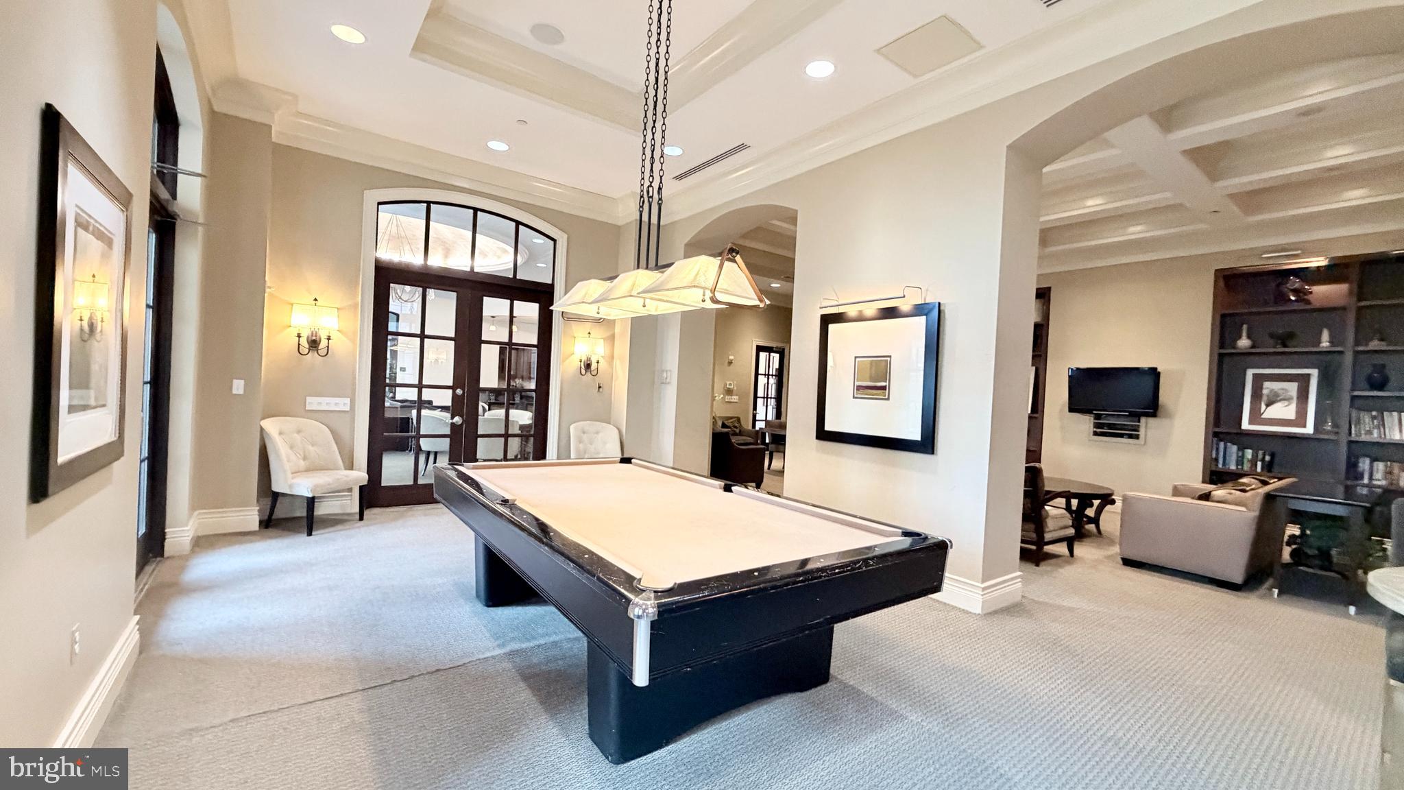 11710 Old Georgetown Road, Unit 429 North Bethesda, MD 20852 - Photo 29 of 40 a living room with furniture and large pool table