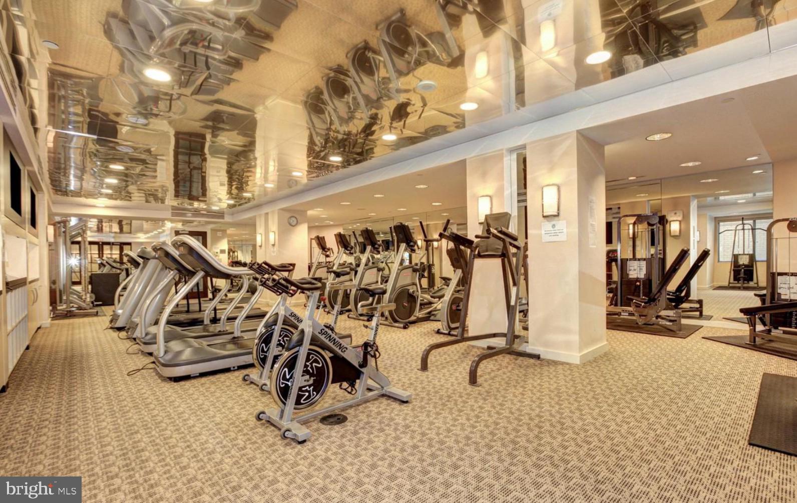 11710 Old Georgetown Road, Unit 429 North Bethesda, MD 20852 - Photo 34 of 40 a view of a room with gym equipment