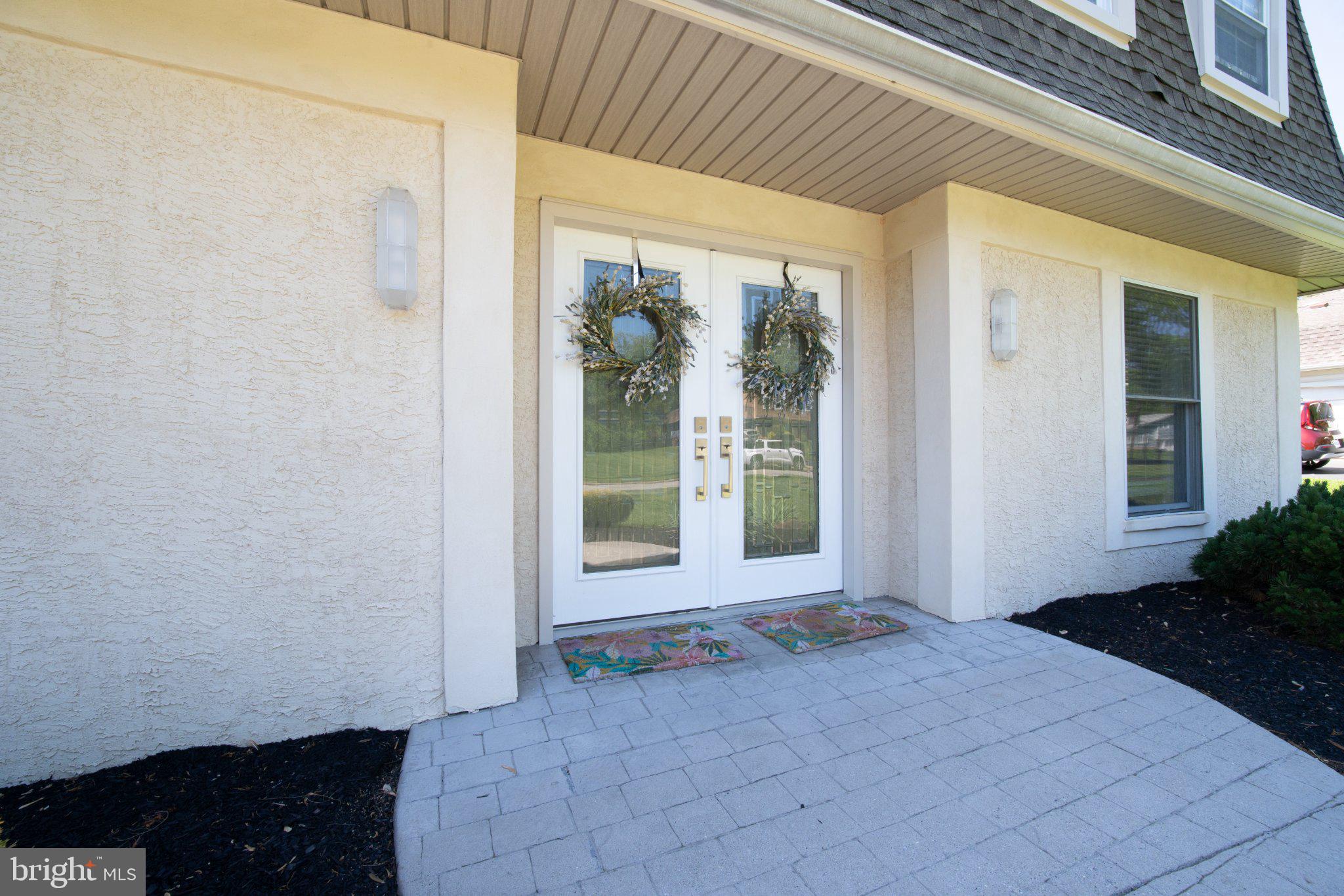1728 Farmview Road Ambler, PA 19002 - Photo 31 of 33 Welcoming entrance with seasonal charm.