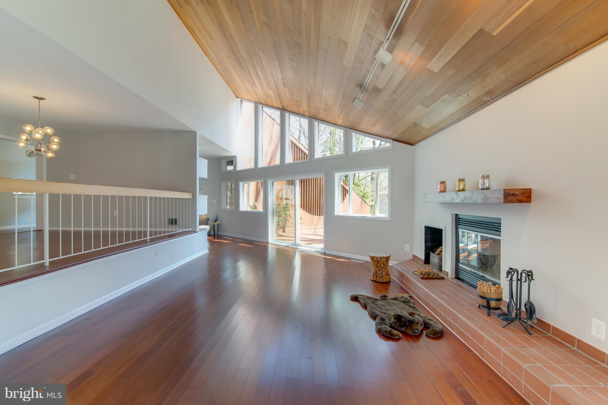 SO much light.  Bamboo hardwood throughout