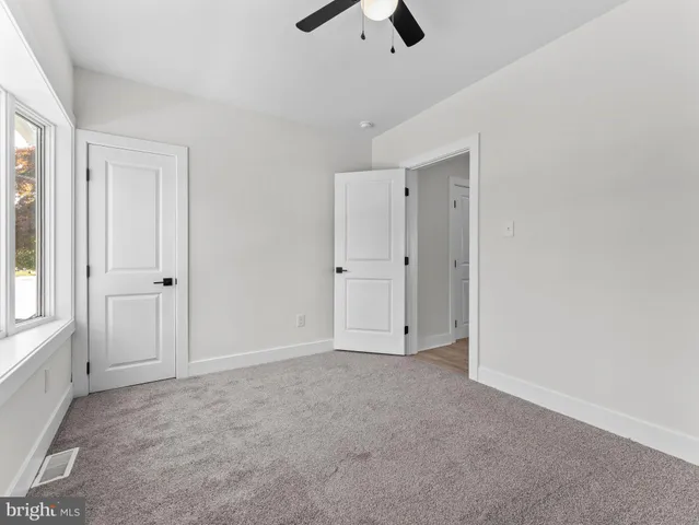 a view of an empty room