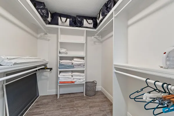 a view of storage and utility room