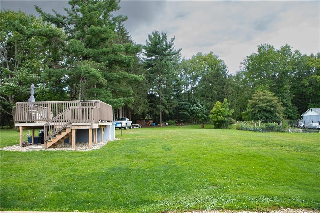 1302 Old Princeton Road New Castle, PA 16101 - Photo 26 of 33 View of back yard on almost an acre lot.