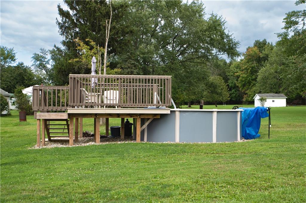 1302 Old Princeton Road New Castle, PA 16101 - Photo 29 of 33 Pool with deck made of composite decking
