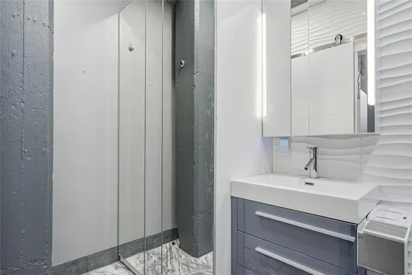 a view of a small room