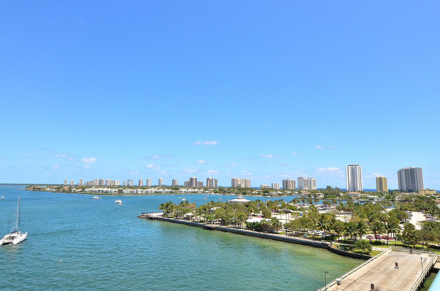 1257 Beach Road Singer Island, FL 33404 - Photo 70 of 71 a view of a city with a lake