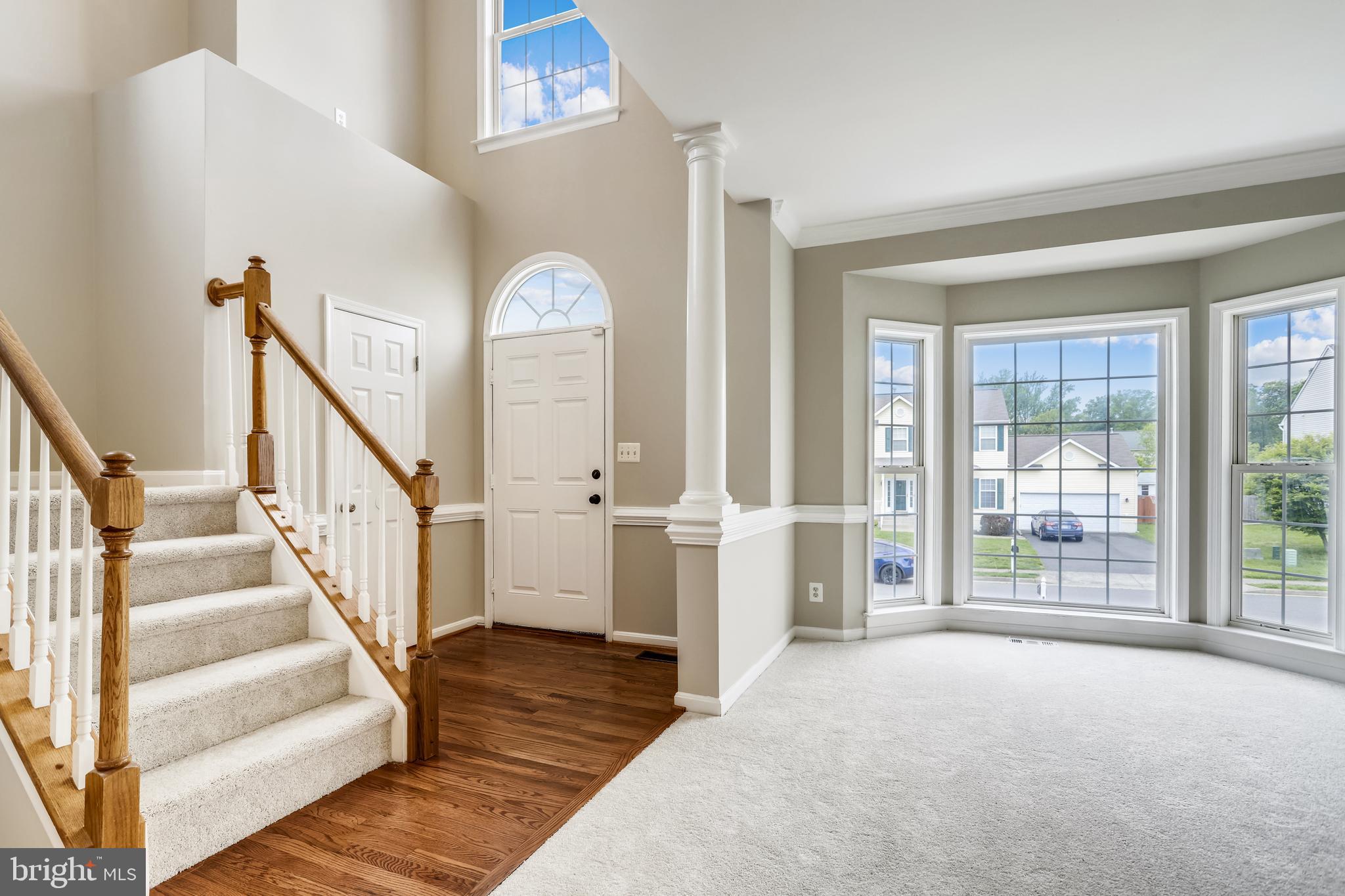 16 Sunset Ridge Lane Fredericksburg, VA 22405 - Photo 5 of 35 a view of entryway and hall with wooden floor