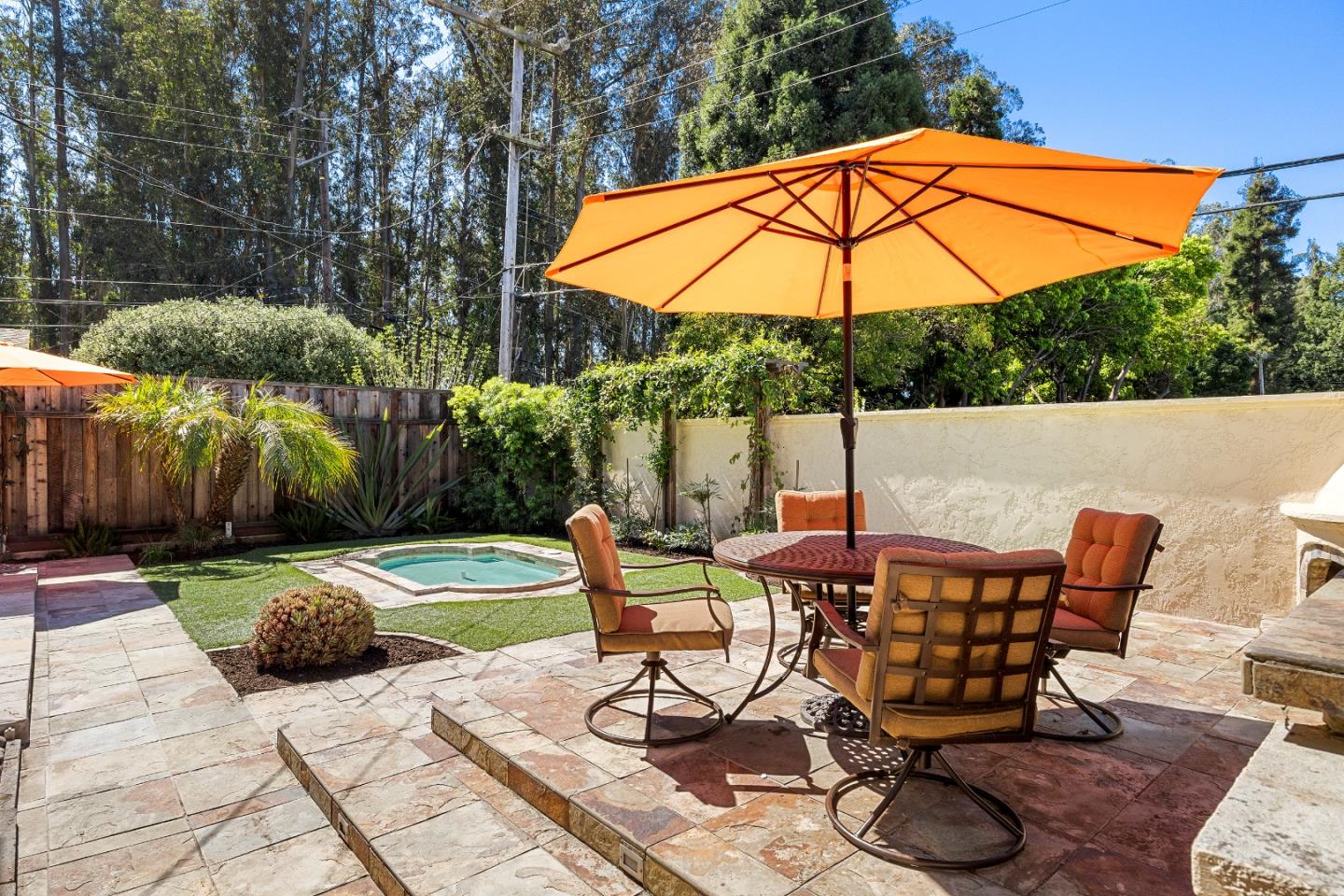 105 Wesley Street Capitola, CA 95010 - Photo 46 of 55 a view of an outdoor sitting area with furniture and backyard