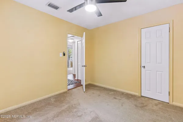 an empty room with a empty space