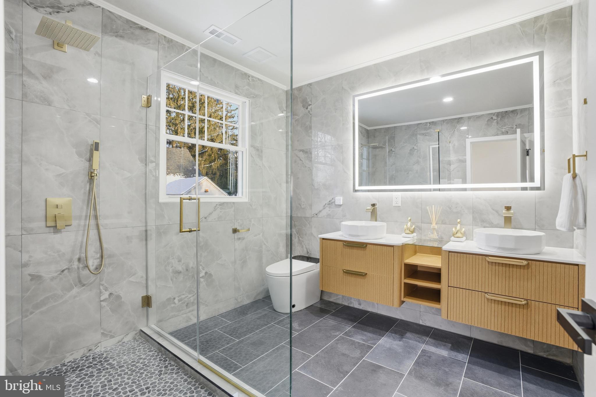 2480 Dale Road Huntingdon Valley, PA 19006 - Photo 36 of 54 Bathroom with walk in shower