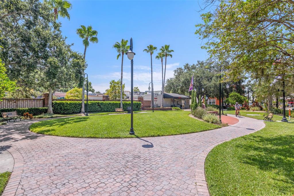400 Glennes Lane, Unit 206 Dunedin, FL 34698 - Photo 36 of 49 a view of a park and trees
