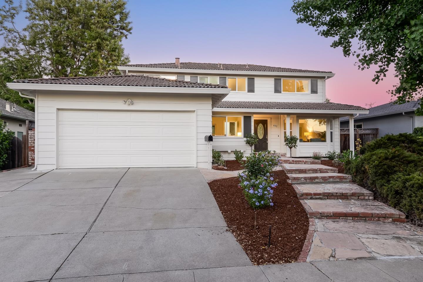 632 Smoke Tree Way Sunnyvale, CA 94086 - Photo 3 of 38 a front view of a house with garden