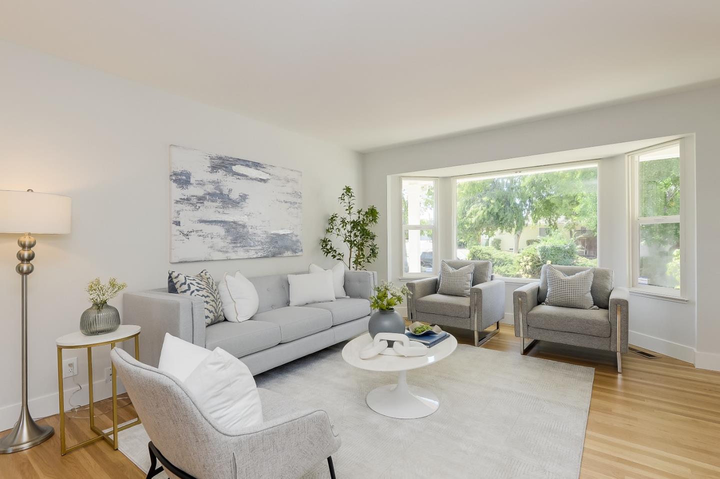 632 Smoke Tree Way Sunnyvale, CA 94086 - Photo 9 of 38 a living room with furniture and a large window
