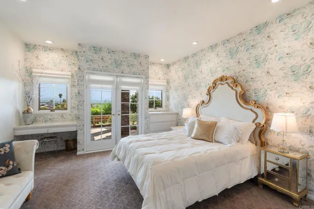 a view of a lake from a balcony