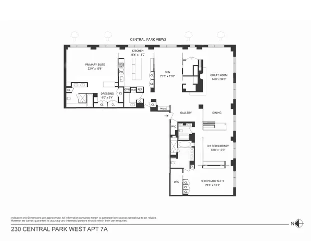 $30,000 | 230 Central Park West, Unit 7A | Upper West Side