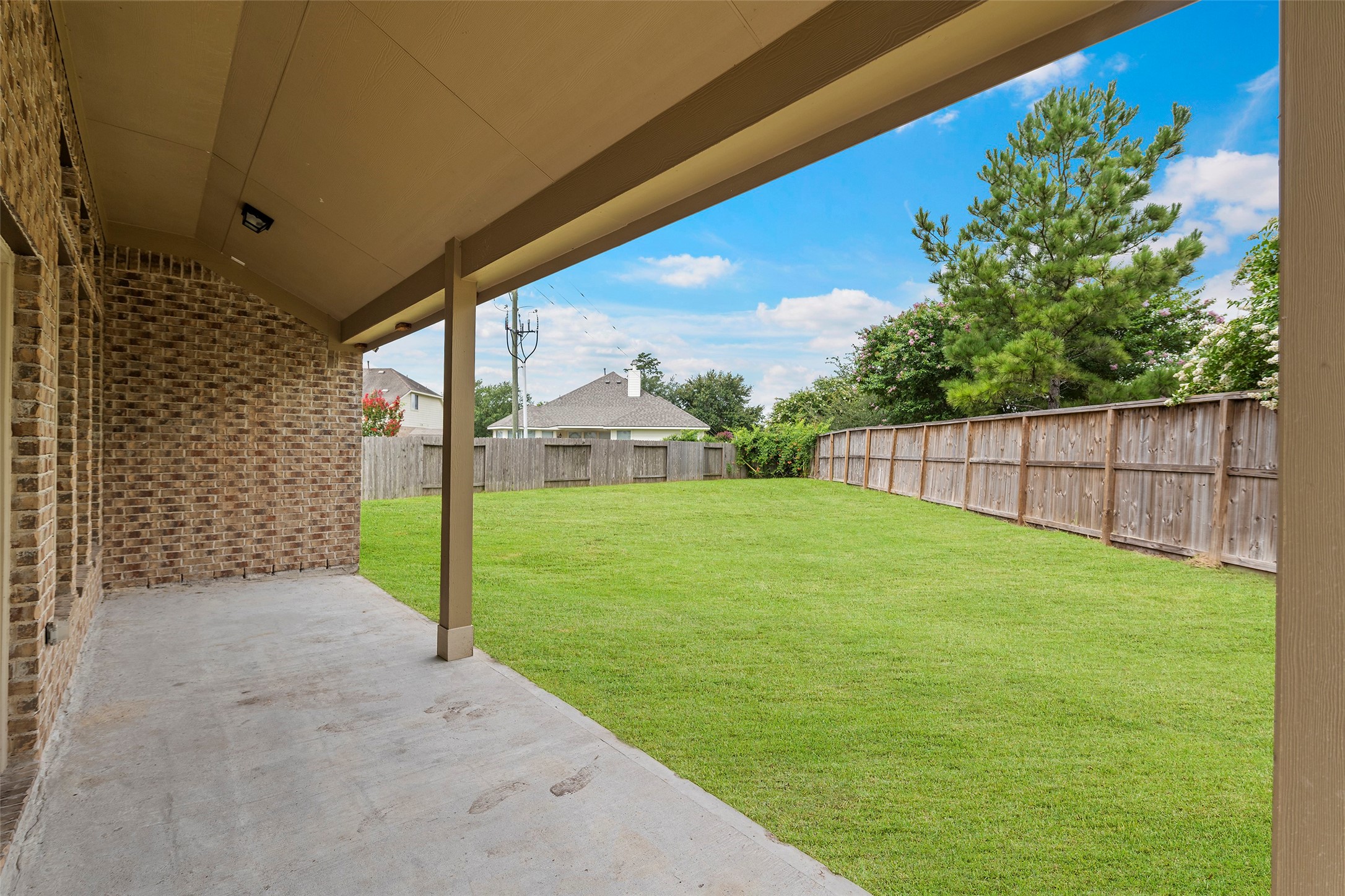 2703 Barrington Branch Drive Spring, TX 77373 - Photo 33 of 33 Covered back patio to enjoy the backyard shaded