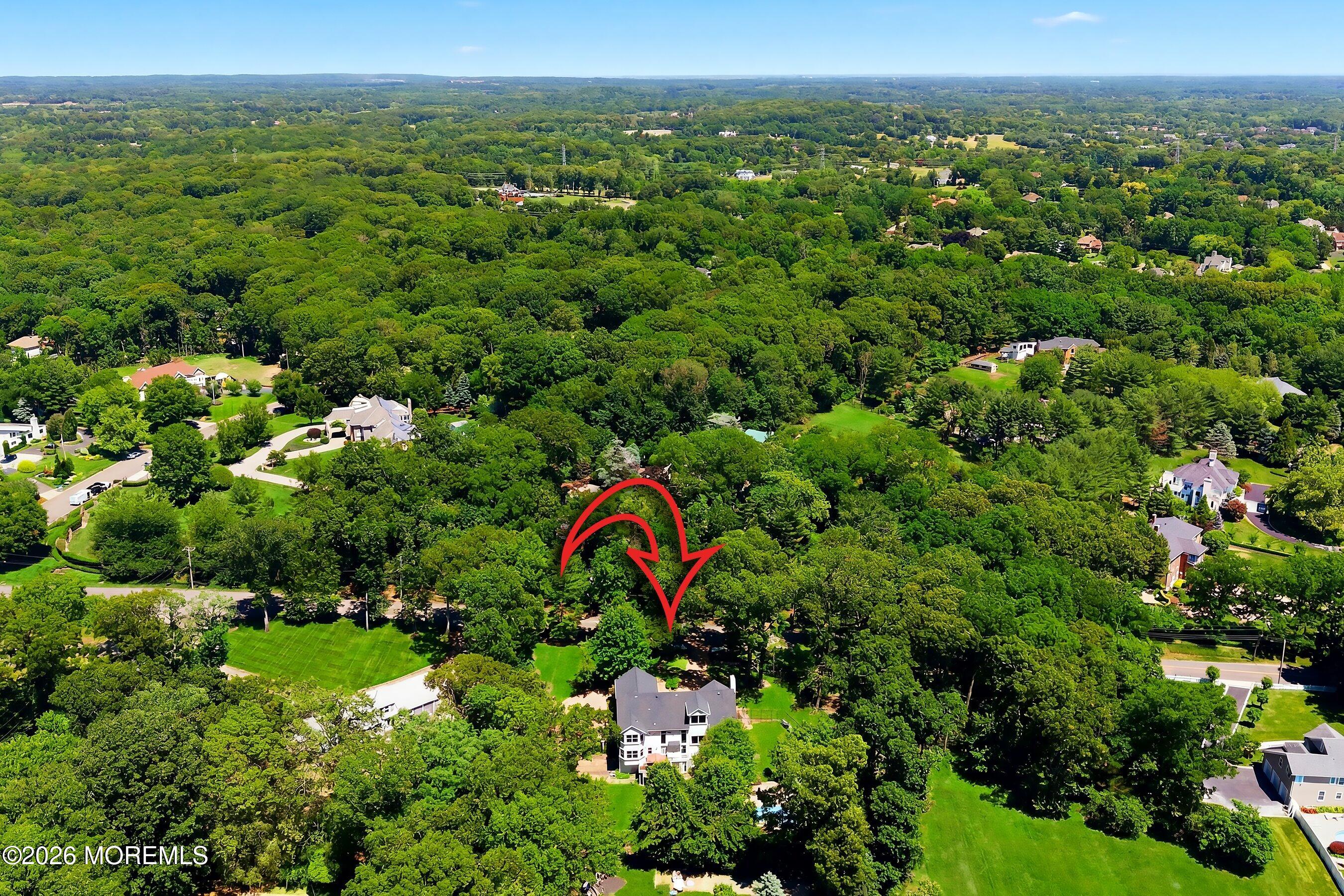 108 Heulitt Road Colts Neck, NJ 07722 - Photo 50 of 50 02-Rear 1 wth Arrow