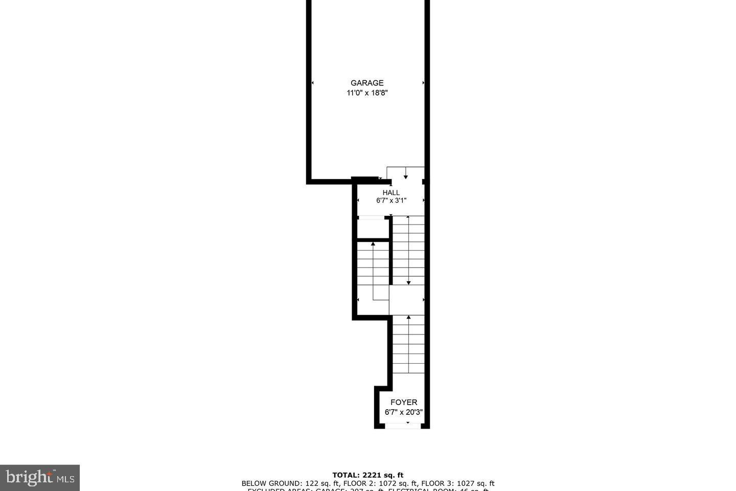20957 Bluebird Square Sterling, VA 20165 - Photo 18 of 18 a picture of a floor plan