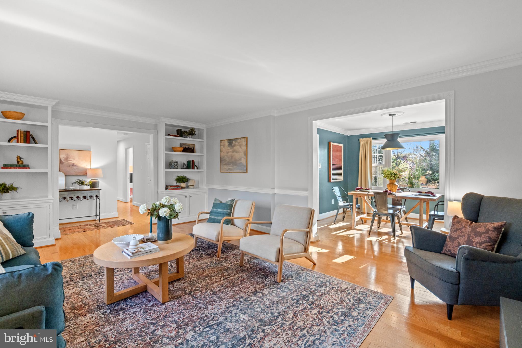 6219 Arkendale Road Alexandria, VA 22307 - Photo 5 of 33 a living room with furniture and a large window