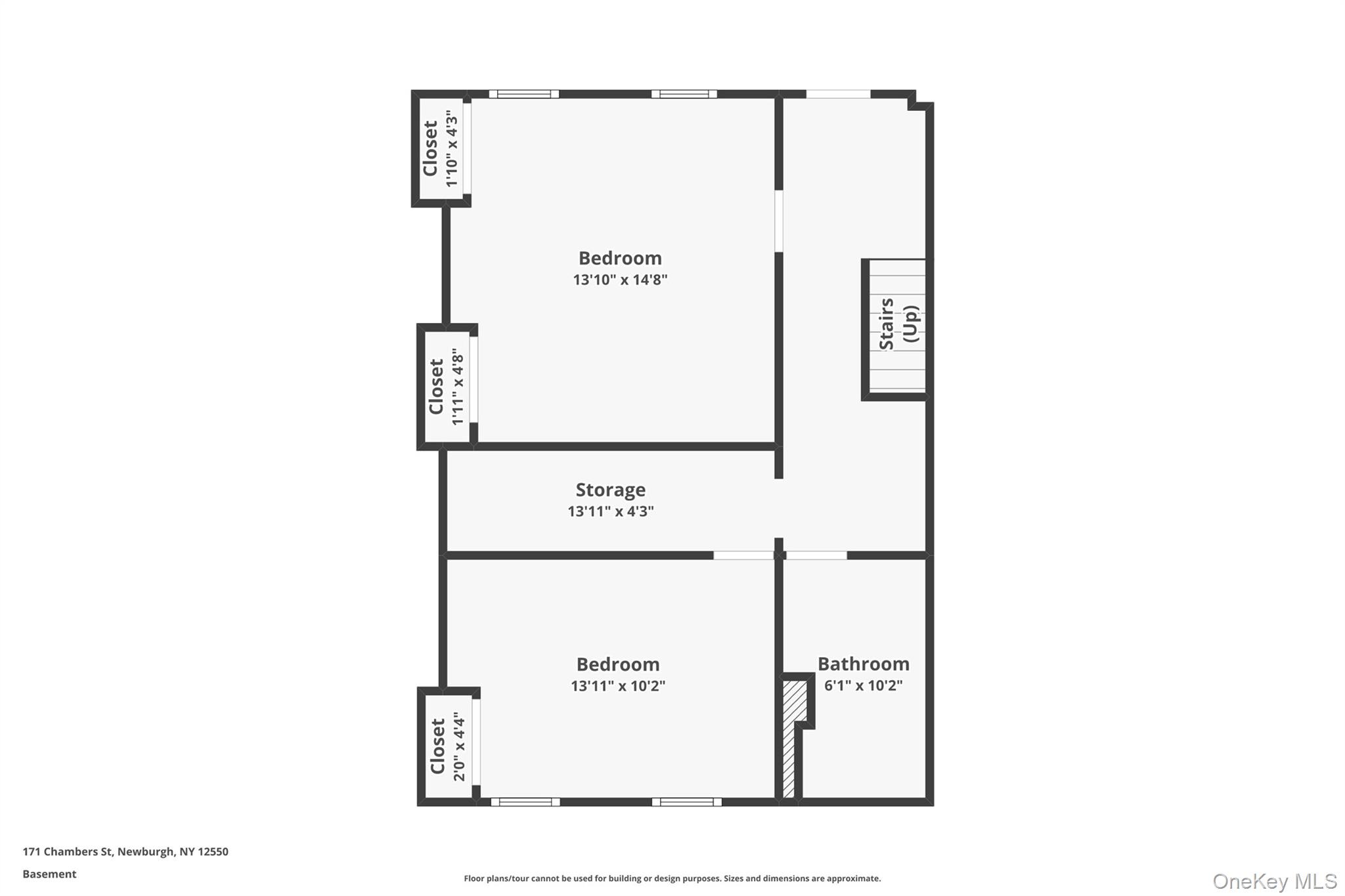 171 Chambers Street, Unit A Newburgh, NY 12550 - Photo 26 of 27 a picture of a floor plan