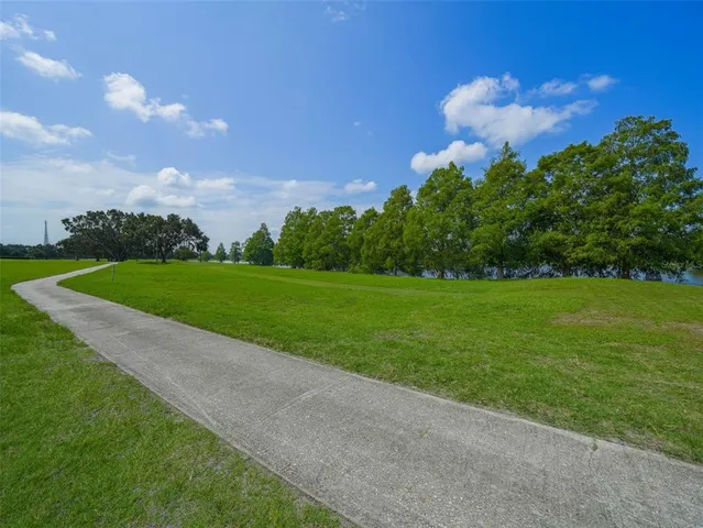 a view of a volley ball court