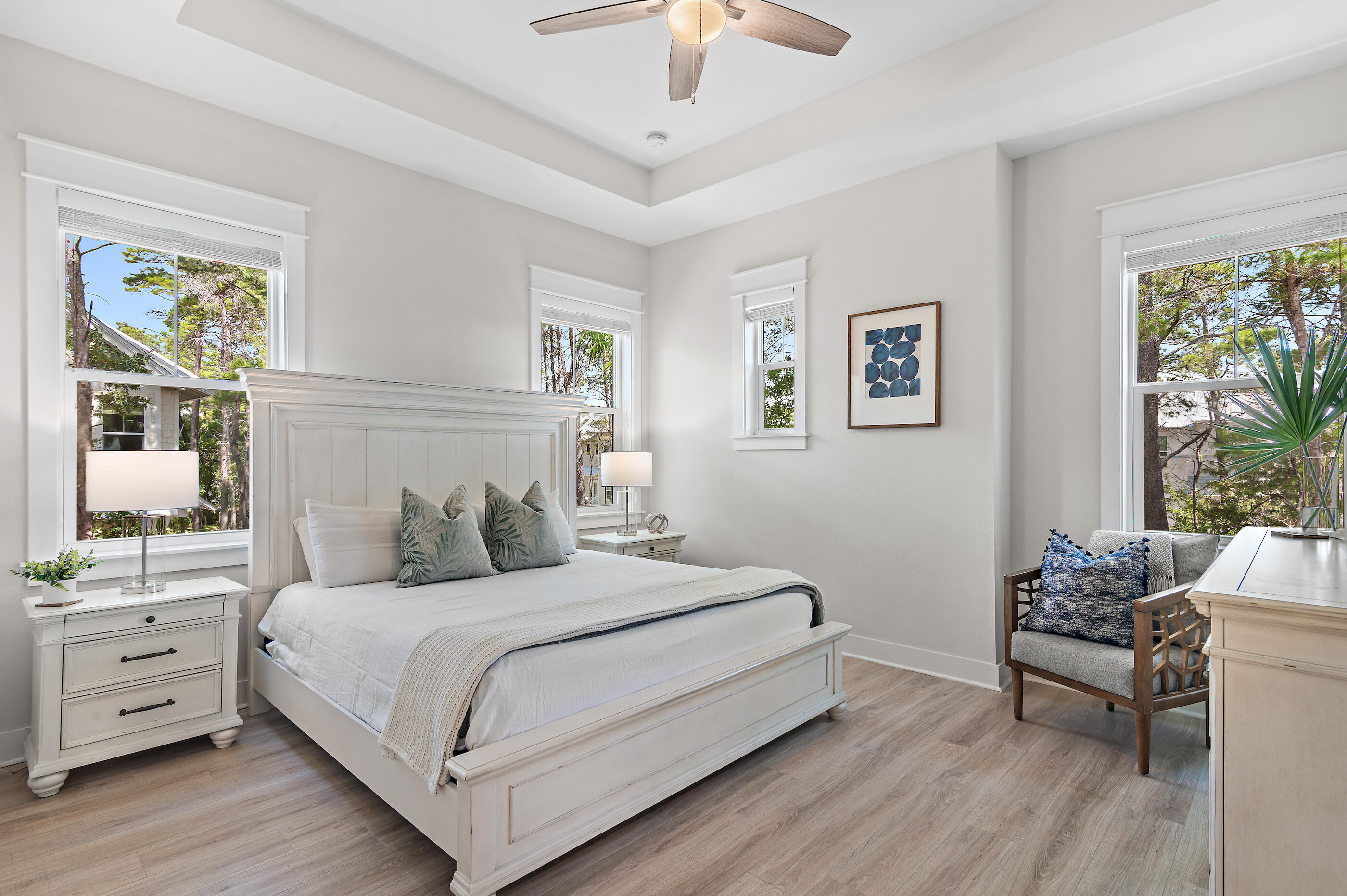 64 West W Pine, Unit A Inlet Beach, FL 32461 - Photo 14 of 61 a bedroom with a bed and a couch