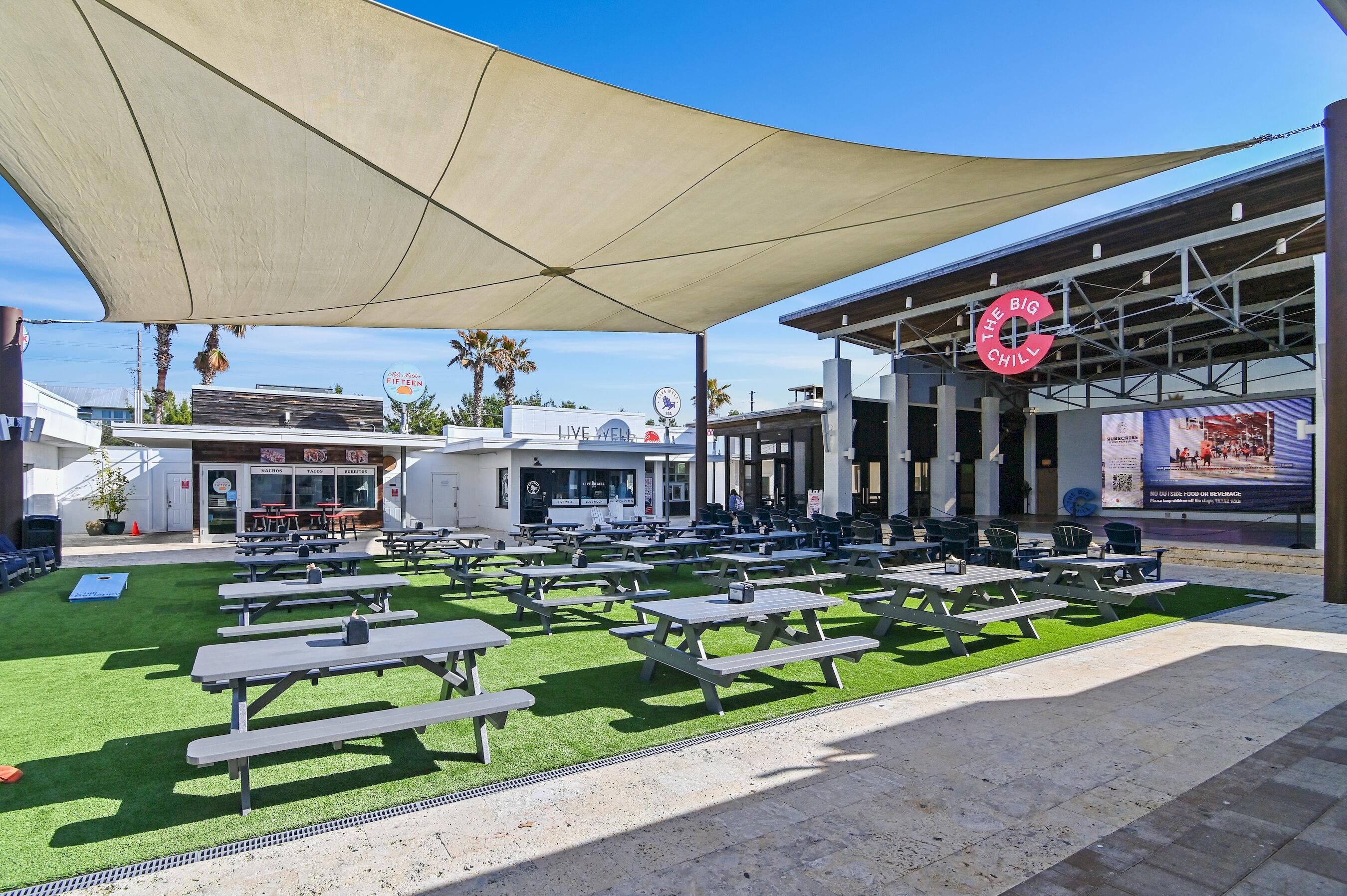 64 West W Pine, Unit A Inlet Beach, FL 32461 - Photo 34 of 61 a view of a chairs and table in the patio