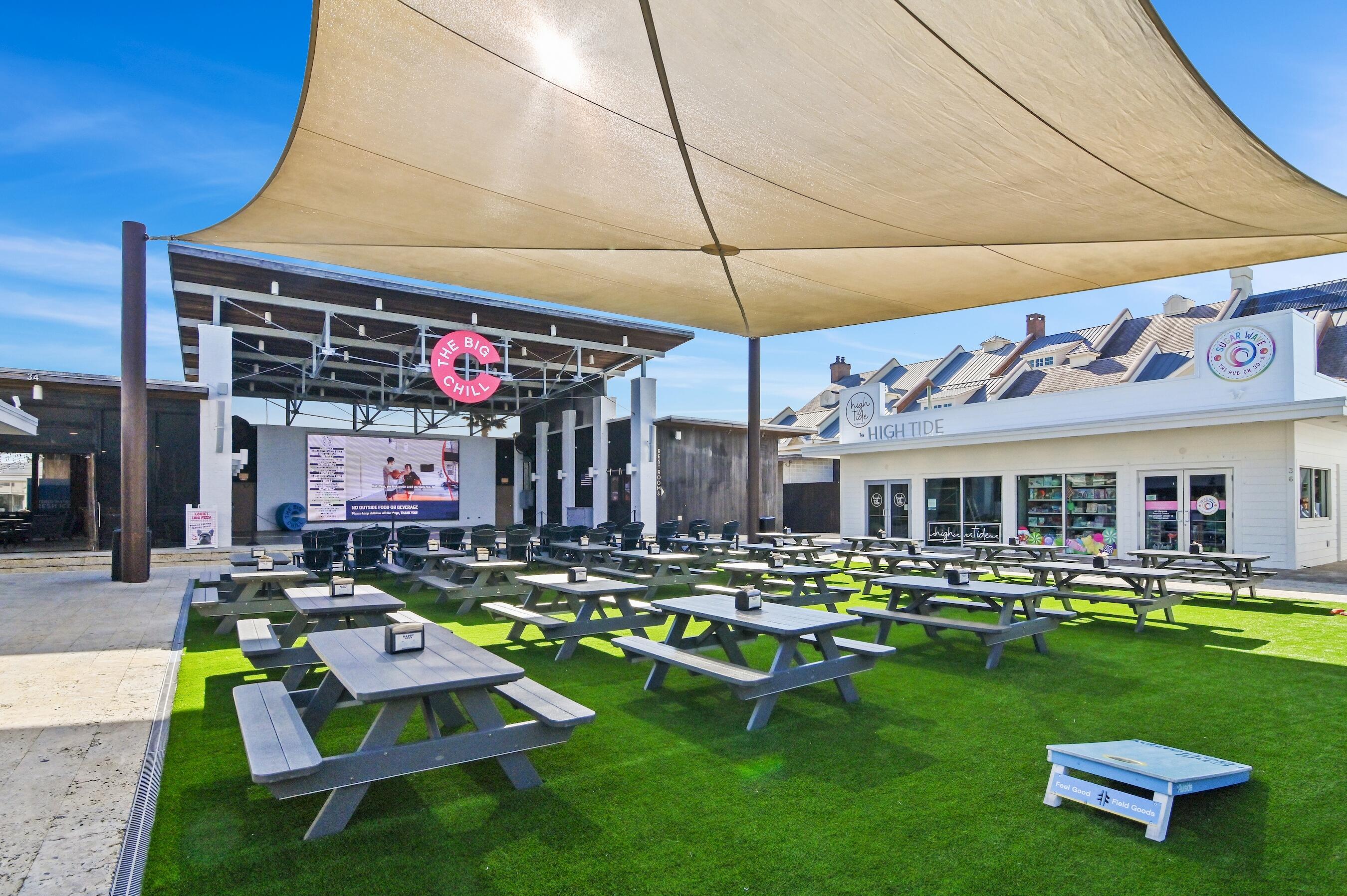 64 West W Pine, Unit A Inlet Beach, FL 32461 - Photo 38 of 61 a view of a chairs and table in a patio