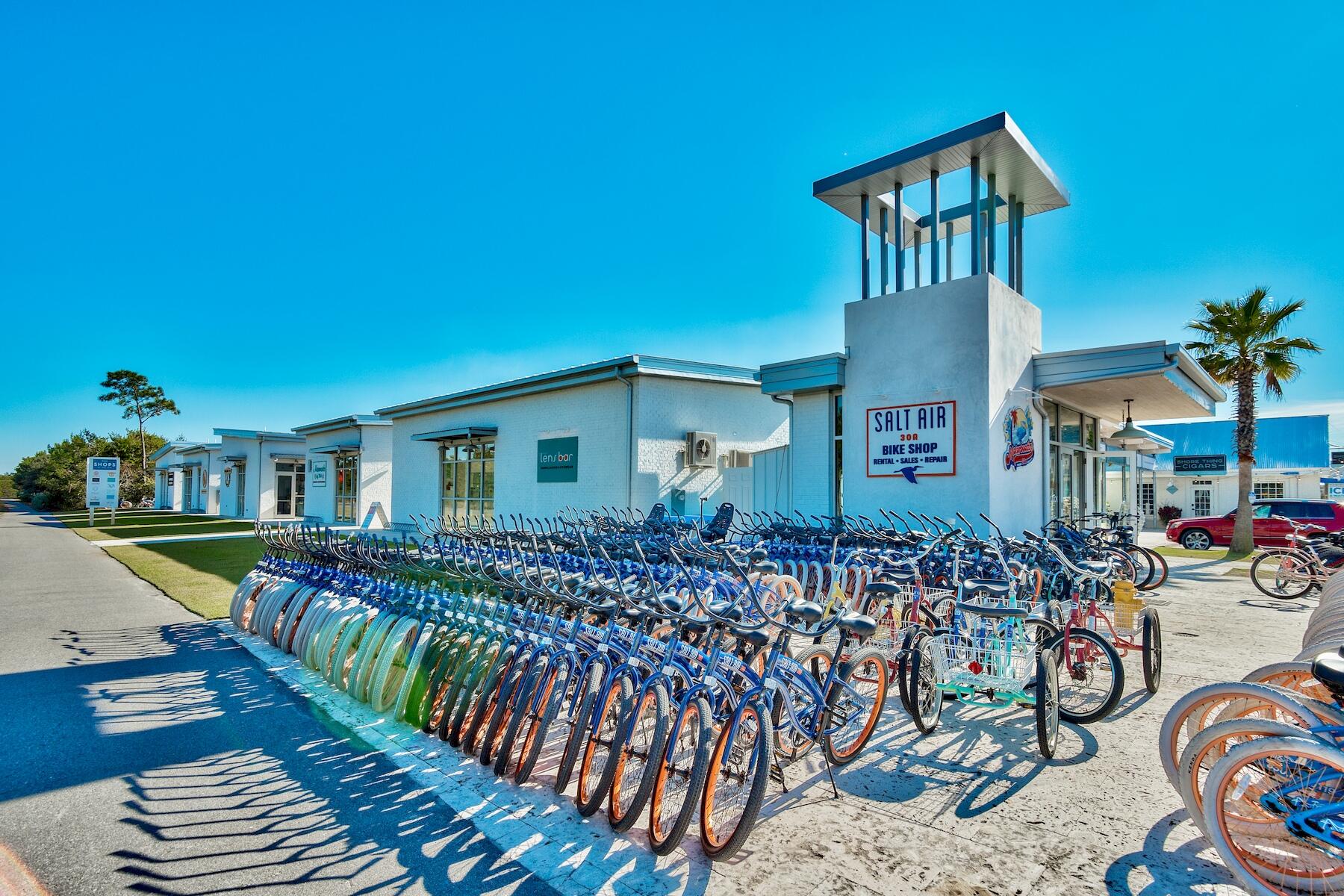 64 West W Pine, Unit A Inlet Beach, FL 32461 - Photo 46 of 61 a front view of a house with garden