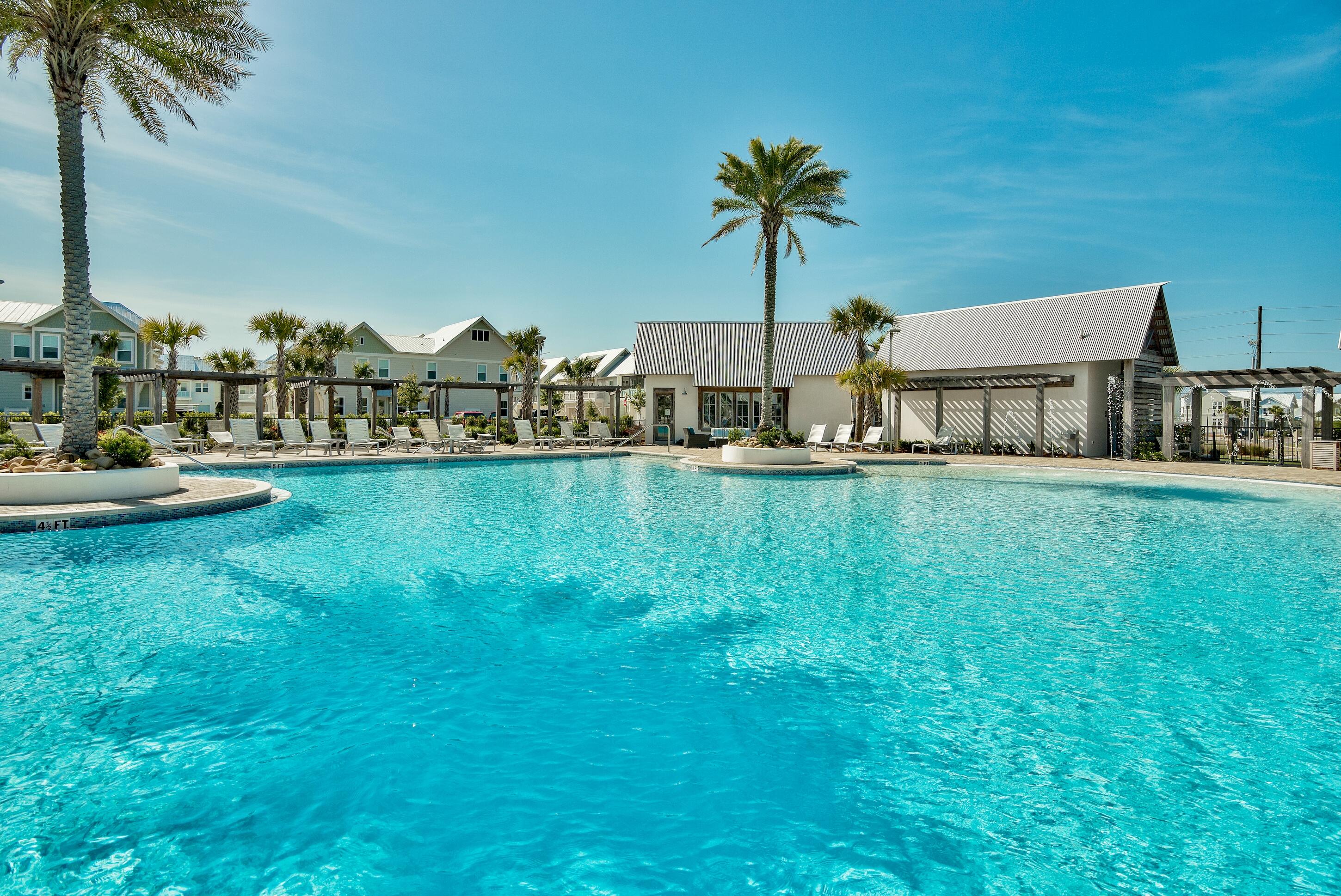 64 West W Pine, Unit A Inlet Beach, FL 32461 - Photo 51 of 61 a front view of a house with garden