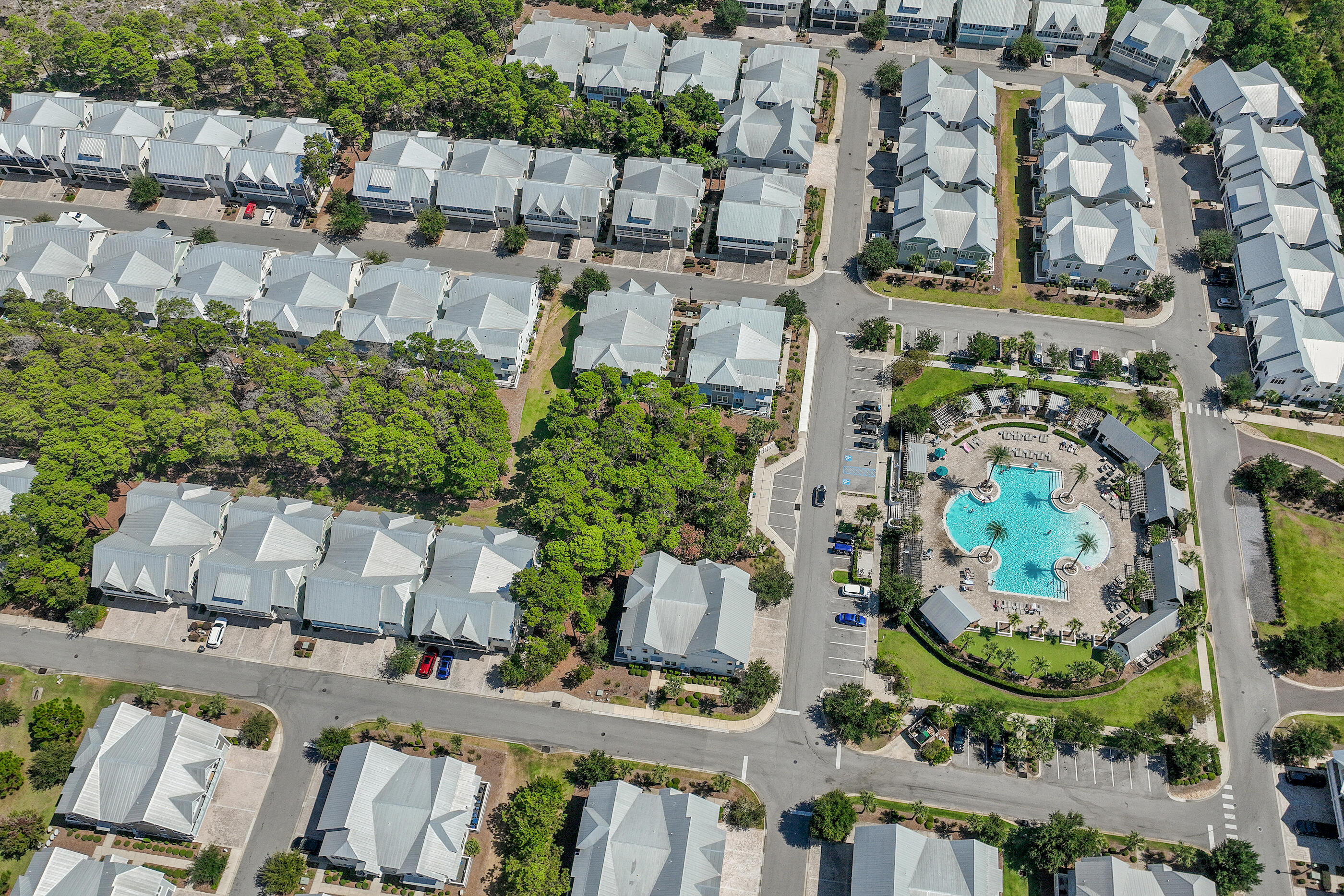 64 West W Pine, Unit A Inlet Beach, FL 32461 - Photo 60 of 61 an aerial view of multiple house
