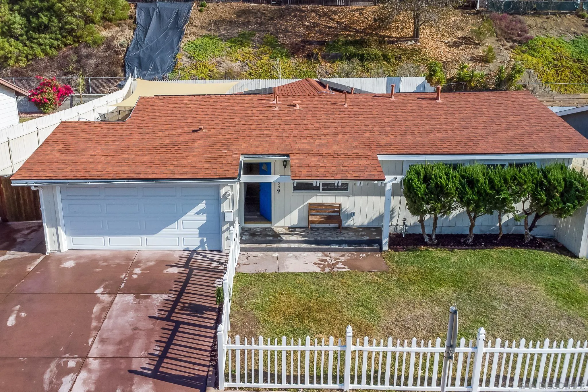 13553 Carriage Road Poway, CA 92064 - Photo 4 of 45 a view of a house with a yard porch and sitting area