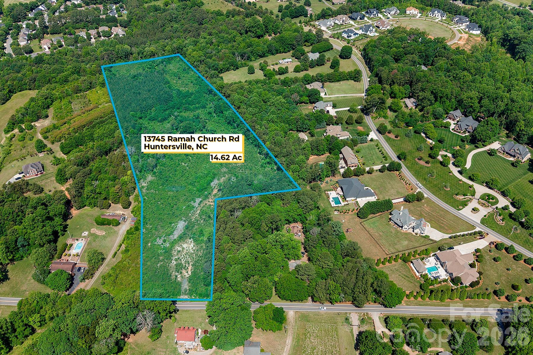 13745 Ramah Church Road Huntersville, NC 28078 - Photo 9 of 17 an aerial view of a