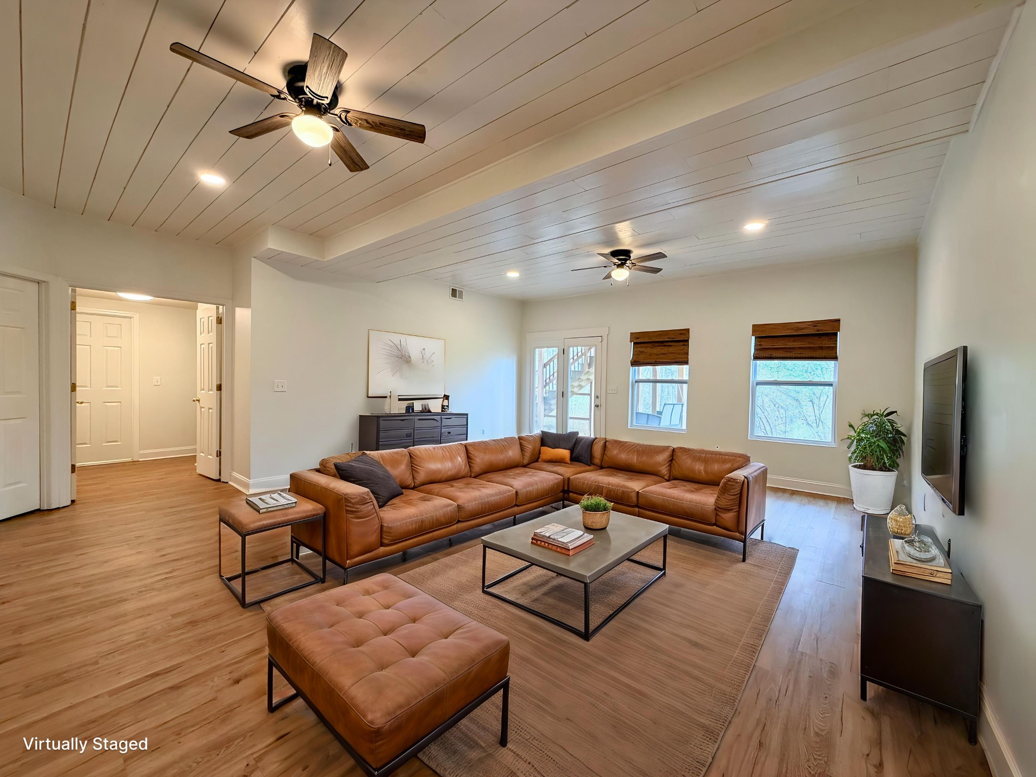 2544 Johnson Ridge Road Antioch, TN 37013 - Photo 18 of 30 a living room with furniture and a flat screen tv