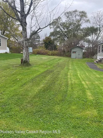 a huge green field with lots of trees