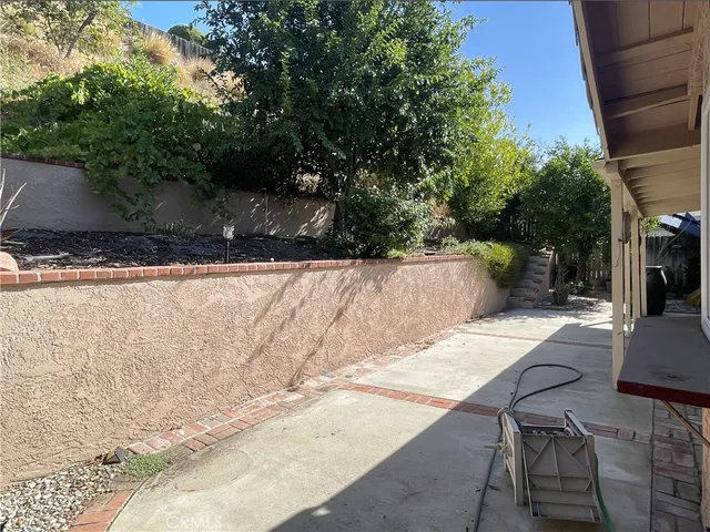 a view of backyard and outdoor space