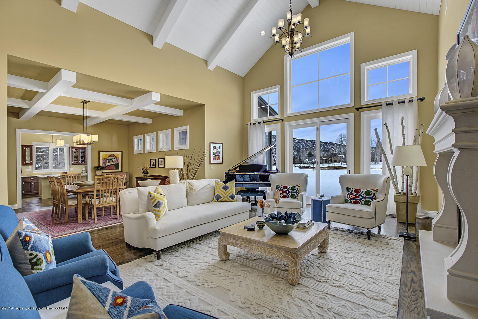 87 Diamond A Ranch Road Carbondale, CO 81623 - Photo 1 of 50 a living room with furniture or couch and a large window