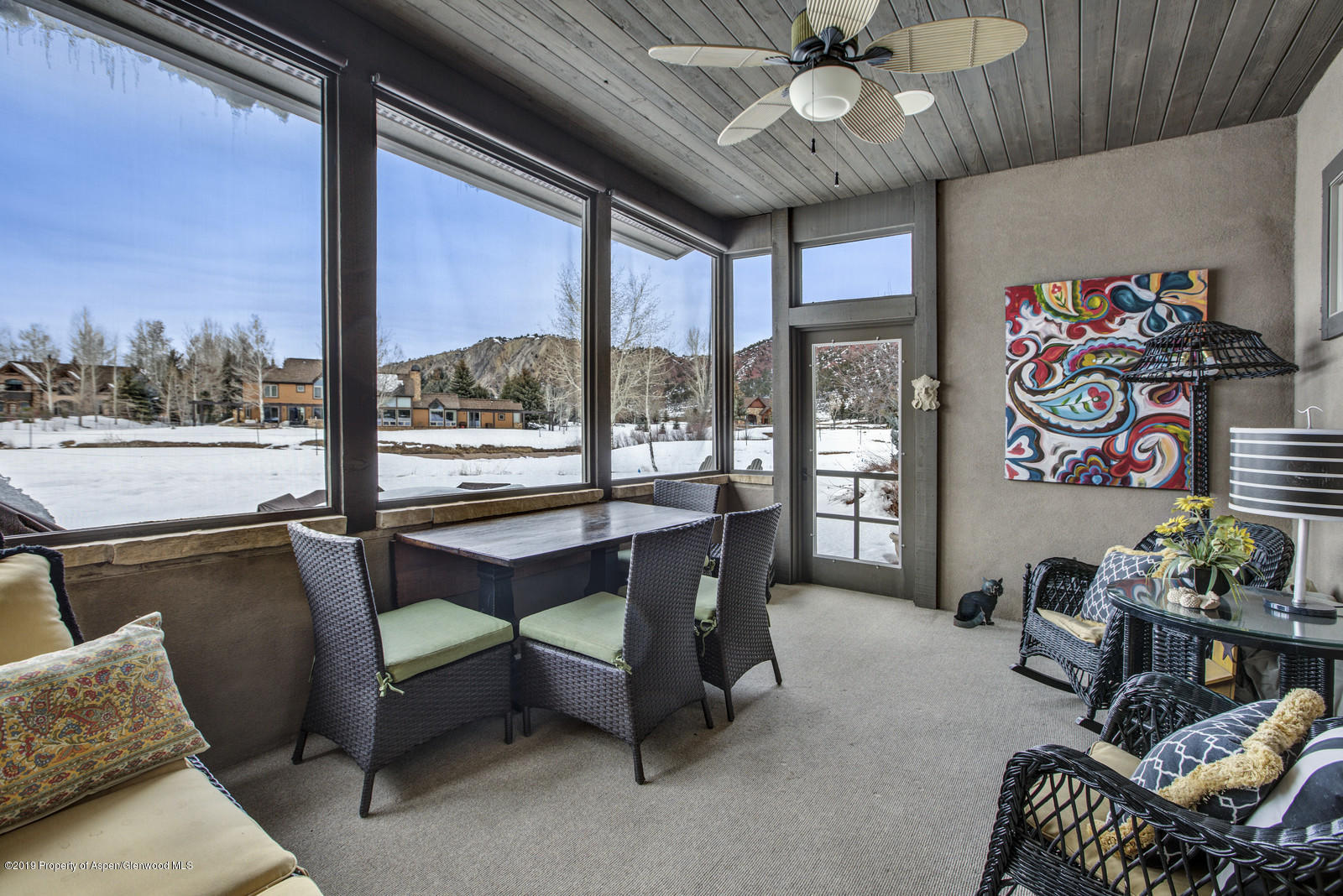 87 Diamond A Ranch Road Carbondale, CO 81623 - Photo 12 of 50 a living room with furniture and a large window