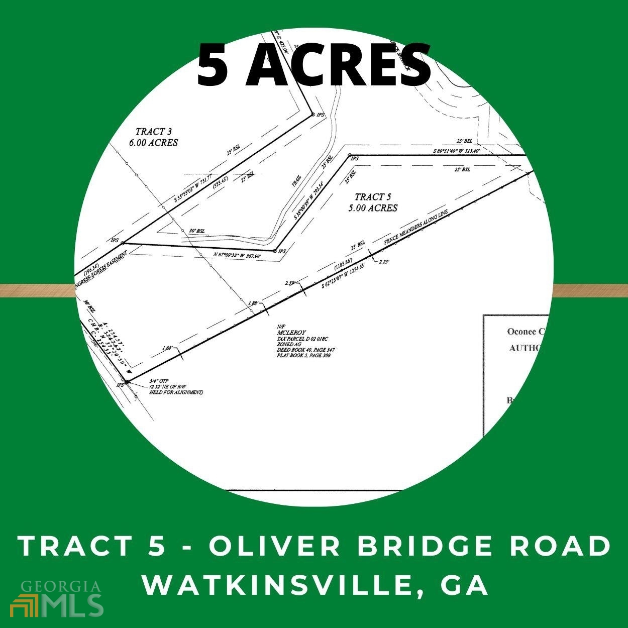 0 Oliver Bridge Road, Unit TRACT 5 Watkinsville, GA 30677 - Photo 1 of 1 a view of a wooden floor with a white wall
