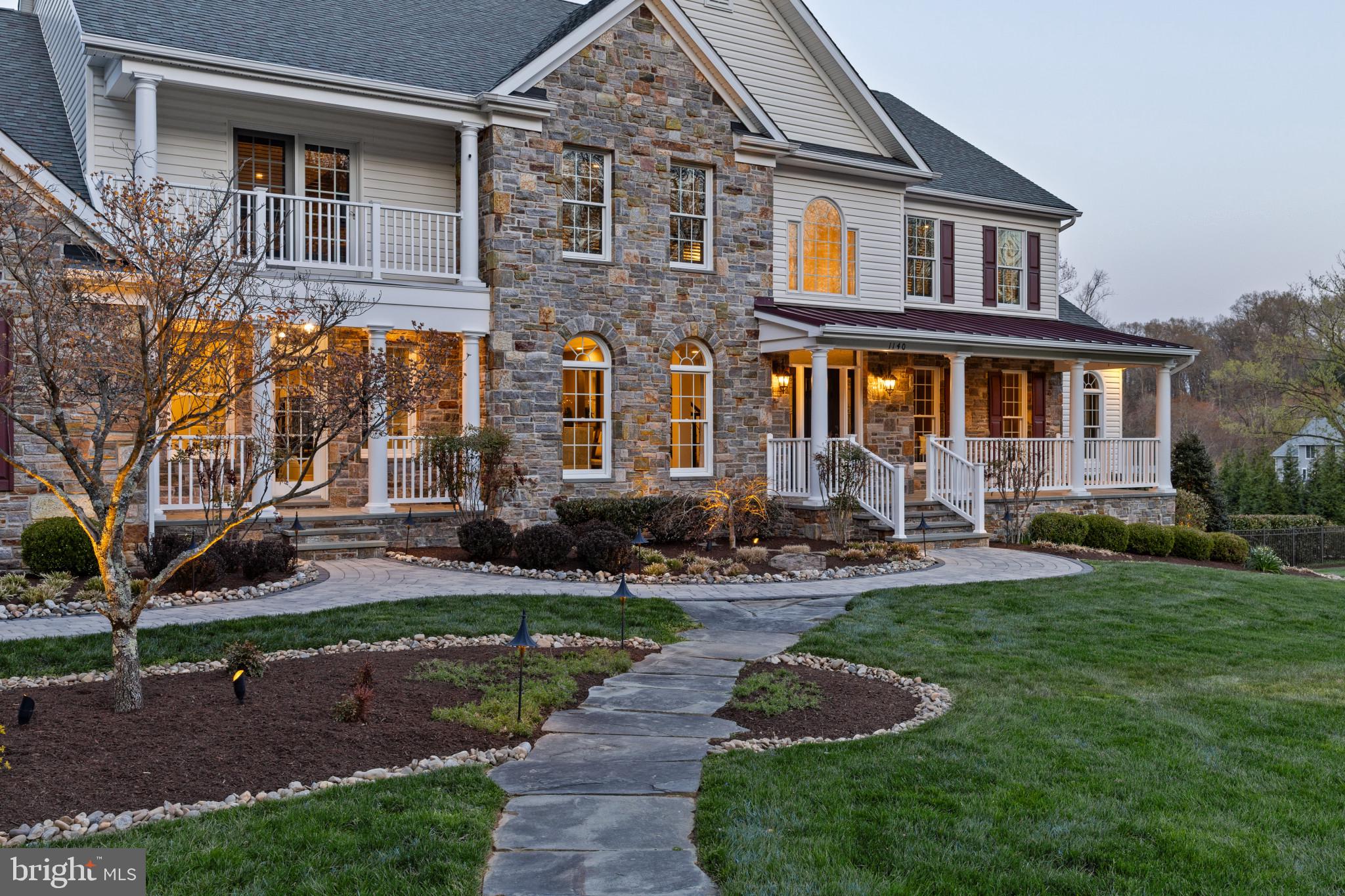 1140 Bernoudy Road White Hall, MD 21161 - Photo 69 of 81 a front view of a house with garden and porch