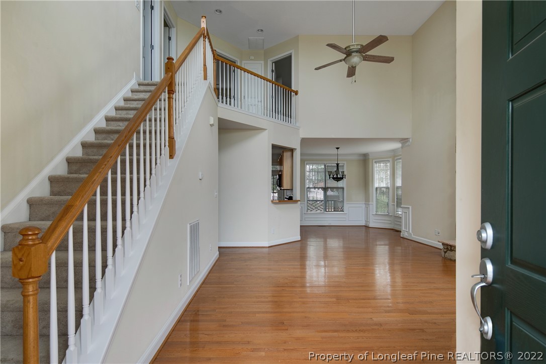 187 Lamplighter Way Spring Lake, NC 28390 - Photo 5 of 48 a view of an entryway with wooden floor