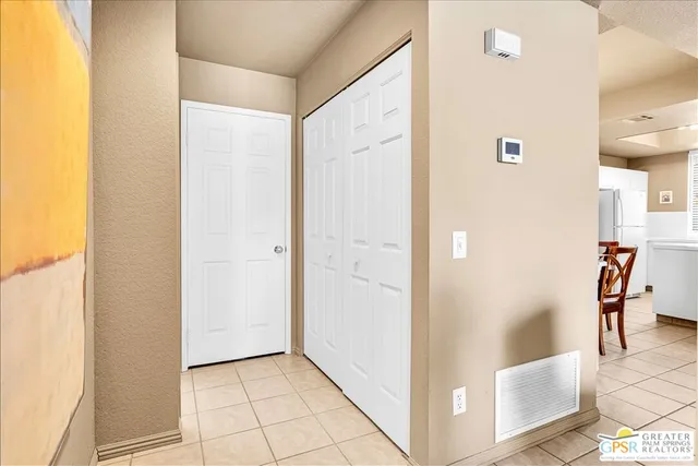 a view of a elevator and an entryway