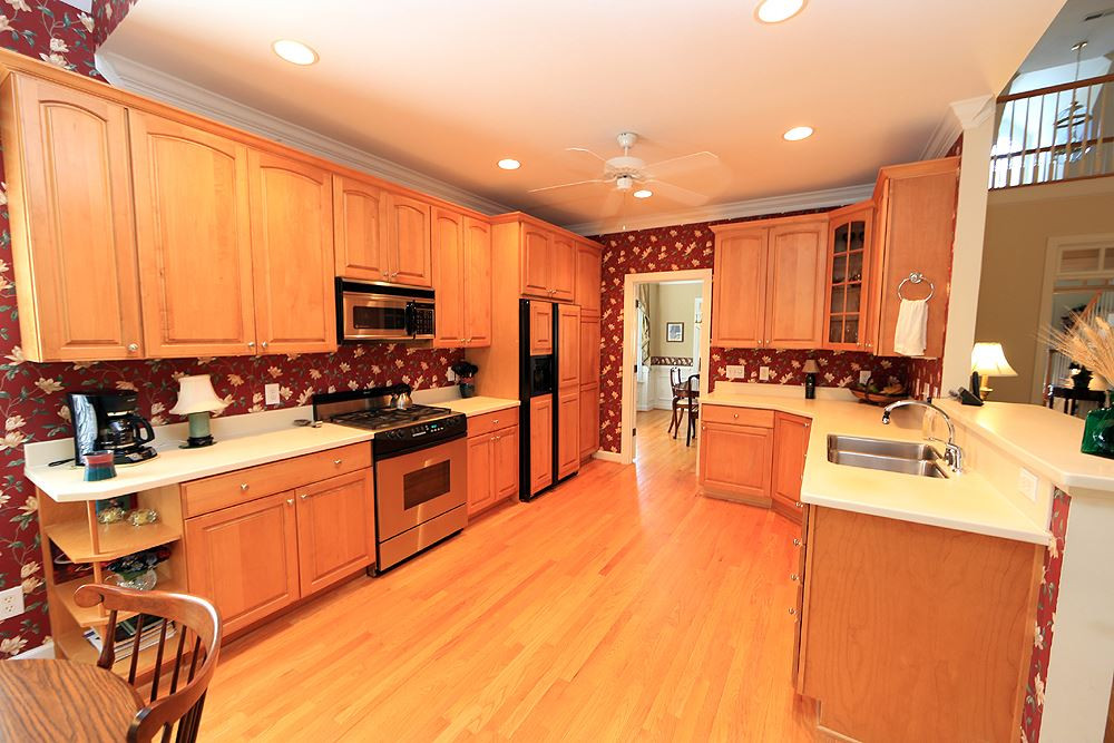 2516 Wertherson Lane Raleigh, NC 27613 - Photo 8 of 25 Natural Maple "Decora" cabinets by Apex Cabinet Company Kitchen