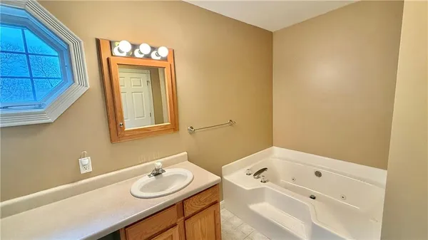 a view of yard with outdoor seating