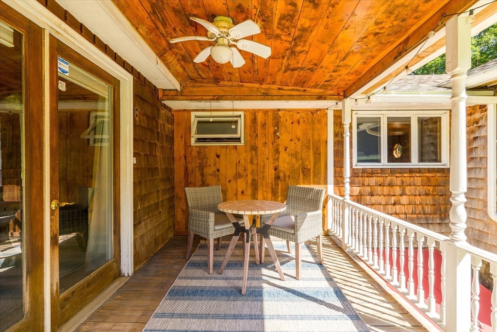 26 Bay Path Road Charlton, MA 01507 - Photo 12 of 38 a view of a balcony with chairs